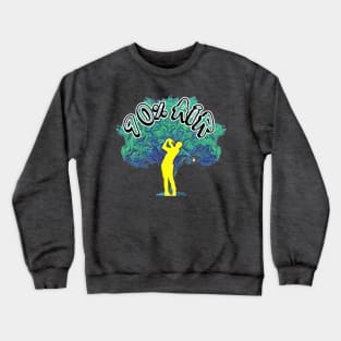 Trees are 90% Air : Hipster Golf Crewneck Sweatshirt